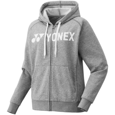 Yonex YW0018EX Full Zip Club Team Women Hoodie Grey