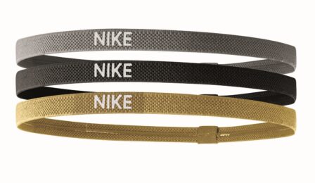 Nike Hårbånd 3-pak Sølv/Sort/Guld