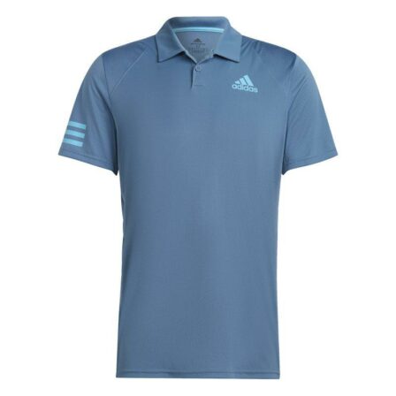 Adidas-Club-3-Stripes-tennis-Polo-Shirt-Blue