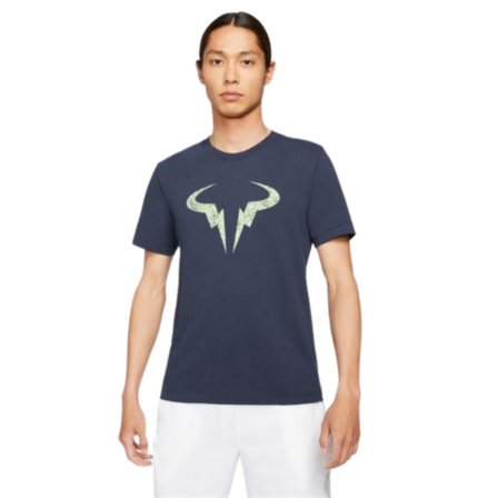 Nike Rafa T-shirt Obsidian / Lime Glow