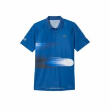 Lacoste Sport x Novak Djokovic Print Stretch Polo Shirt Blue/White