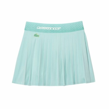 Lacoste Pleated Skirt Light Green/Yellow