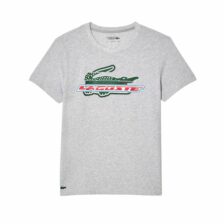 Lacoste Sport Regular Fit Organic Cotton T-shirt Grey Chine