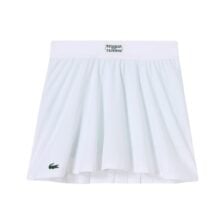 Lacoste Pleat Back Ultra-Dry Skirt Women White/Green