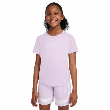 Nike One Fitted Girls Dri-FIT Short-Sleeve Top Doll