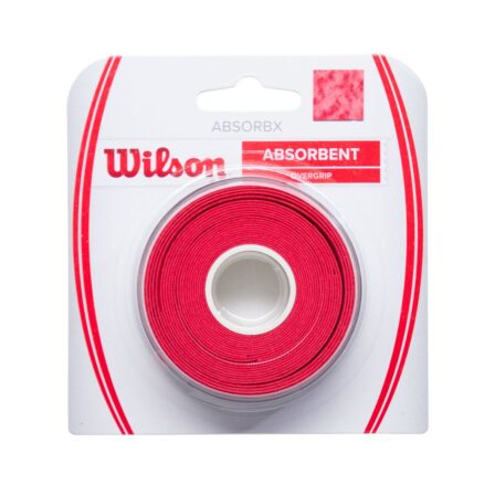 Wilson AbsorbX Overgrip 3-Pack Red