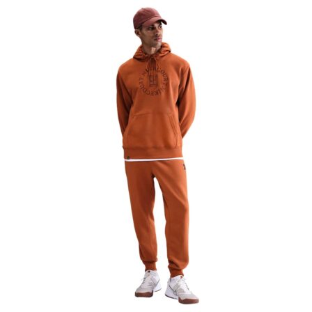 Nike Court Heritage Dri-FIT Hoodie Dark Russet/Cinnamon