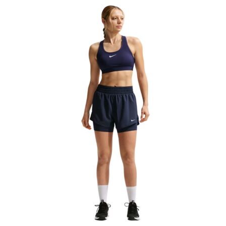 Nike One High-Waisted Dri-FIT 2-in-1 Women Shorts Midnight Navy