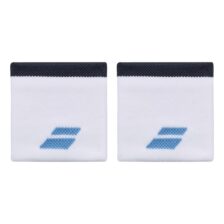 Babolat Logo Wristband White/Drive Blue