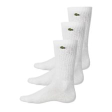 Lacoste Sport High-Cut Strumpor 3-Pack White